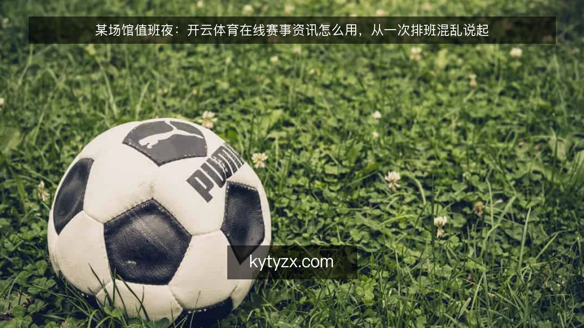 某场馆值班夜:开云体育在线赛事资讯怎么用,从一次排班混乱说起