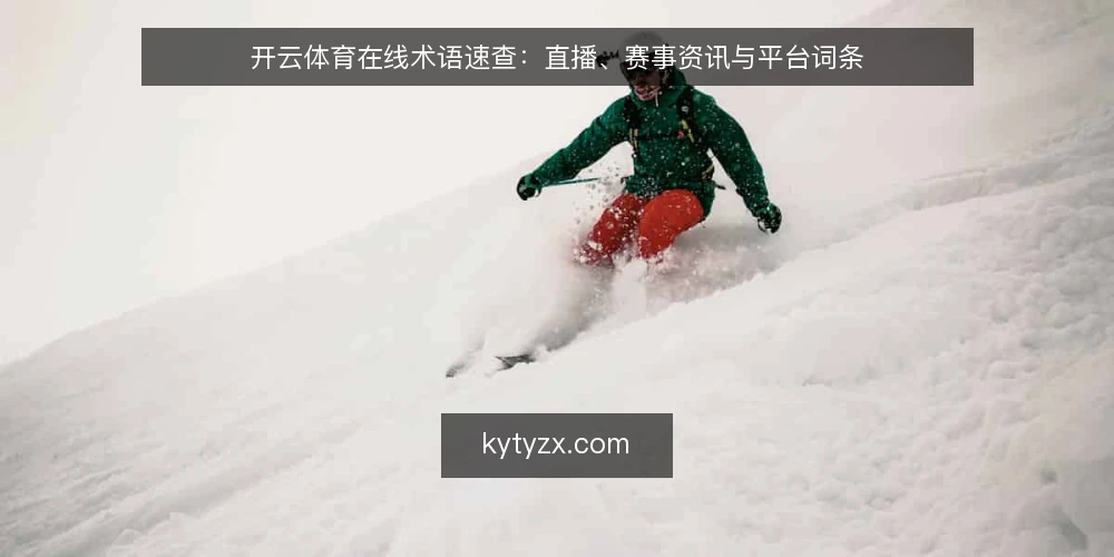 开云体育在线术语速查:直播、赛事资讯与平台词条 — 先看哪些信号 配图
